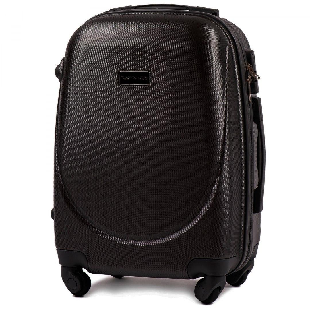 Валіза маленька на колесах Wings 912 Ручна поклажа (S) Чорна, фото 1