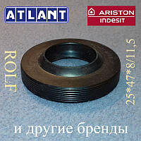 Сальник 25*47*8/11,5 ROLF для стиральной машины ATLANT, Индезит и Аристон