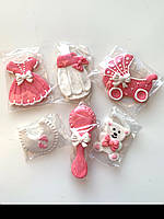 «Дитячий набір рожевий» набiр iз цукрової мастики для кондитерських виробів