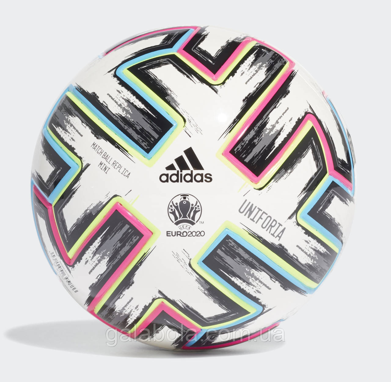 М'яч футбольний Adidas Uniforia Euro 2020 Mini FH7342 (розмір 1)