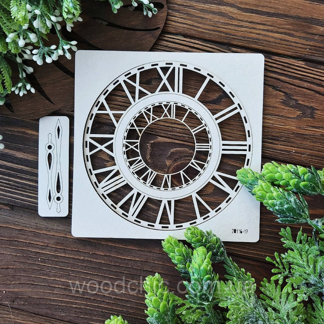 Чипборд набір Годинник, фото 1