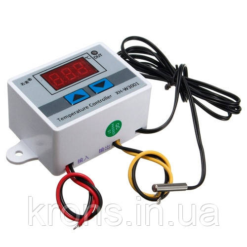 Терморегулятор термостат цифровий XH-W3001 -50~110С 12В DC 120Вт, фото 1