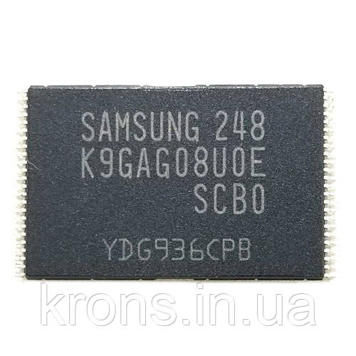 Чіп K9GAG08U0E-SCB0 TSOP48, NAND Flash Samsung 16ГБ, фото 1