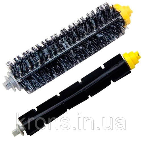 Щітки щетиниста і гумова для роботів пилососів iRobot Roomba 600 700, фото 1