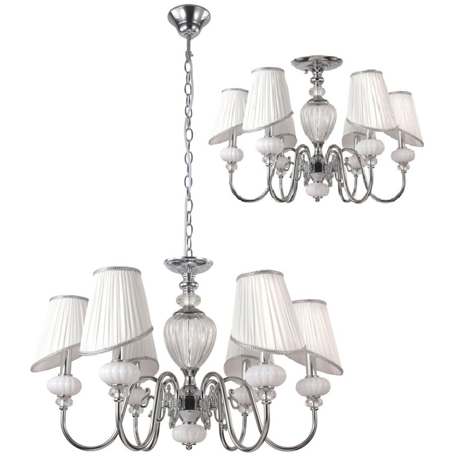 Люстра підвісна CRYSTAL LUX ALMA WHITE SP-PL6