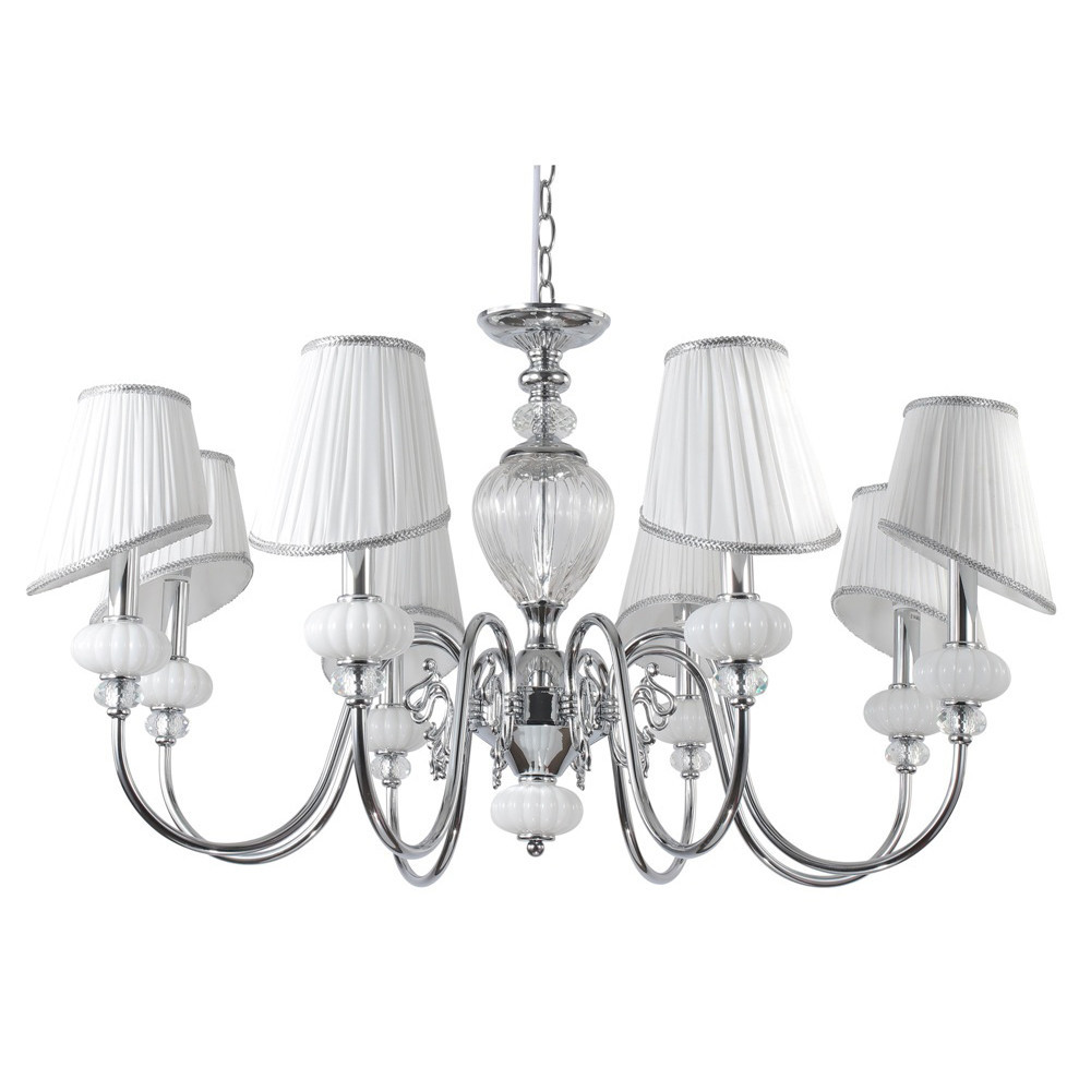 Люстра підвісна CRYSTAL LUX ALMA WHITE SP-PL8