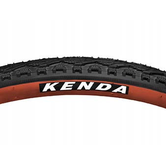 Велосипедна гуму KENDA KHAN K935 47x622 28x1 5/8 x1 3/4 Black-Brown, фото 1