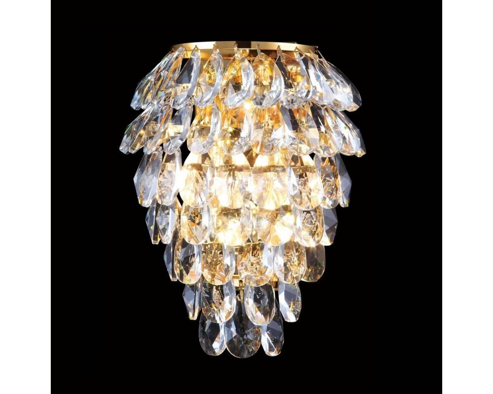 Люстра підвісна CRYSTAL LUX CHARME SP2+2 LED GOLD/TRANSPARENT