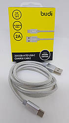 Кабель budi (180T) Type-C