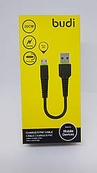 Кабель budi (150M20) 20cm Micro USB