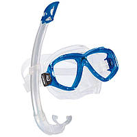 Набір Cressi Sub Perla Mare (маска Perla+трубка Mexico) прозоро-синій