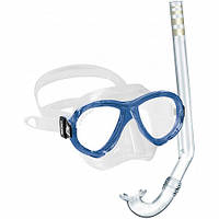 Набір Cressi Sub Perla Mare дитячий (маска Perla Junior+трубка Minigringo) синій