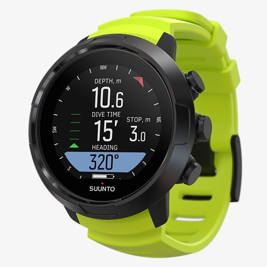 Декомпрессиметр Suunto D-5 чорно/салатовий з USB