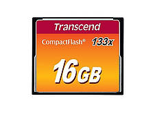 Карта пам'яті Transcend 16 GB 133X CompactFlash Card (TS16GCF133)