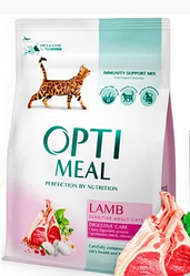 Корм Optimeal Lamb Sensitive Adult Оптіміл Сенсітів з ягням для дорослих кішок 10 кг