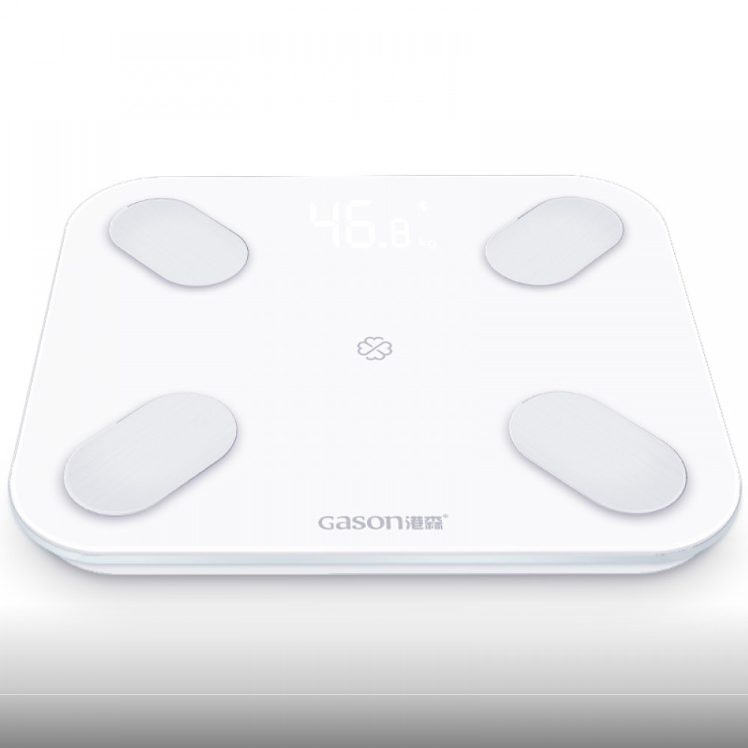 Діагностичні ваги підлогові Bluetooth, смарт-ваги 180кг GASON S4, білі