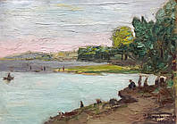 Картина Коновалюк Ф. З. Пейзаж речной
