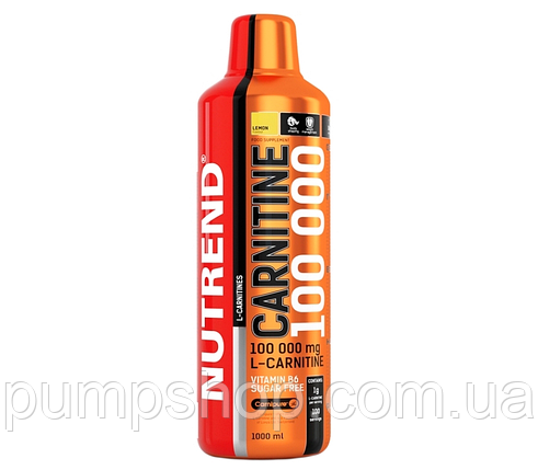 Л-карнітин Nutrend Carnitine Liquid 100000 1000 мл, фото 1