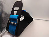 Пояс для важкої атлетики AOLIKES чорно-синій L 01246, фото 7