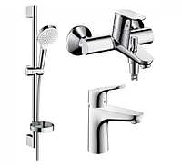 Набор смесителей Hansgrohe Focus для ванной комнаты 3 в 1