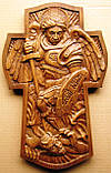 Ікона, різьблена дерев'яна "Св. Арх. Михаіл" (35х22см), фото 4