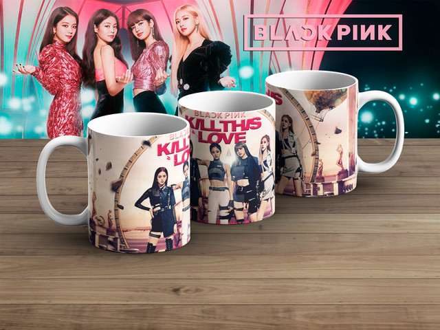 Чашка K-Pop Блек Пінк / кулон Black Pink