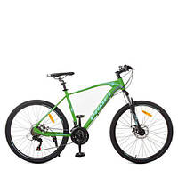 Велосипед 26 д.G26VELOCITY A26.1 алюм.рама 19", SHIMANO 21SP, алюм.DB,зелено-чорний
