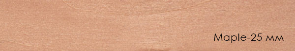 Дерев'яні горизонтальні жалюзі basswood-T-maple-25 mm