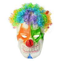 Страшна латексна маска Клоуна з перукою