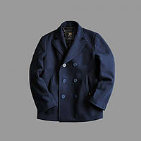 Navy Pea Coat Alpha Industries (синее)