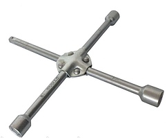 Ключ балонний хрестовий посилений Сталь, 14"х355мм D=16мм