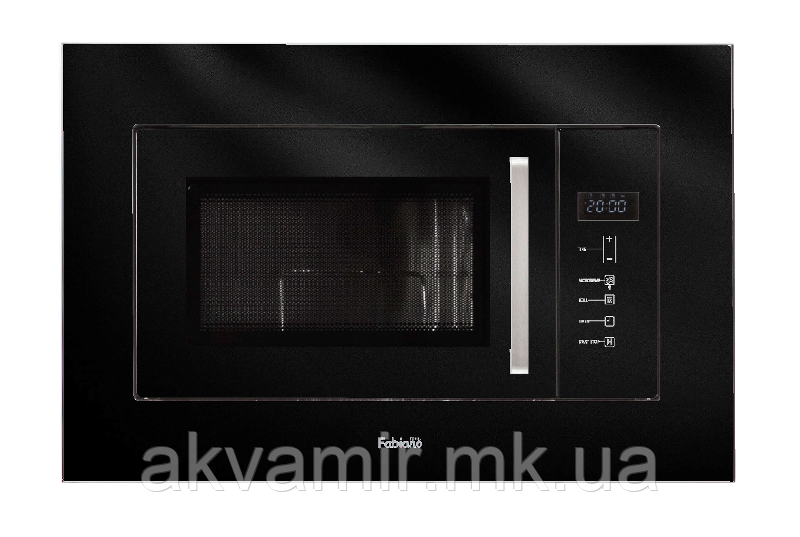 Мікрохвильова піч Fabiano FBM 2602 G Black (чорна) вбудована