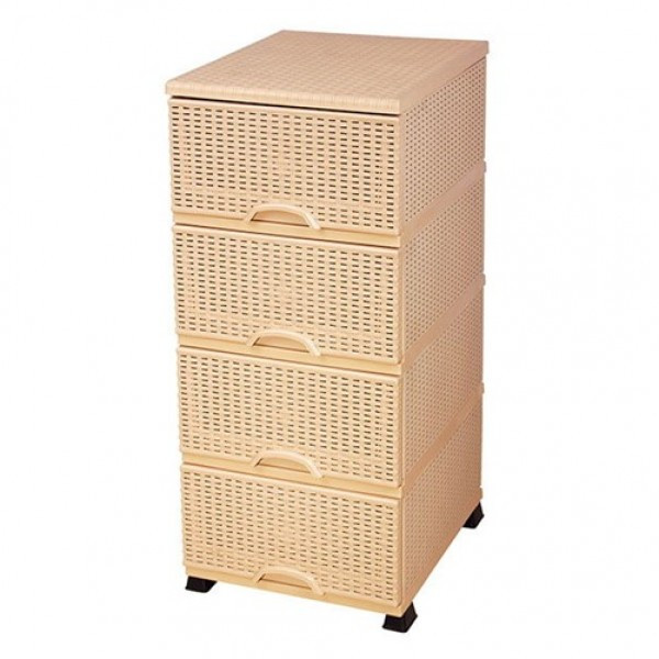 Комод Elif Rattan 301-1 Бежевий