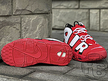 Мужские кроссовки Nike Air More Uptempo University Red/Black/White CD9403-600, фото 2