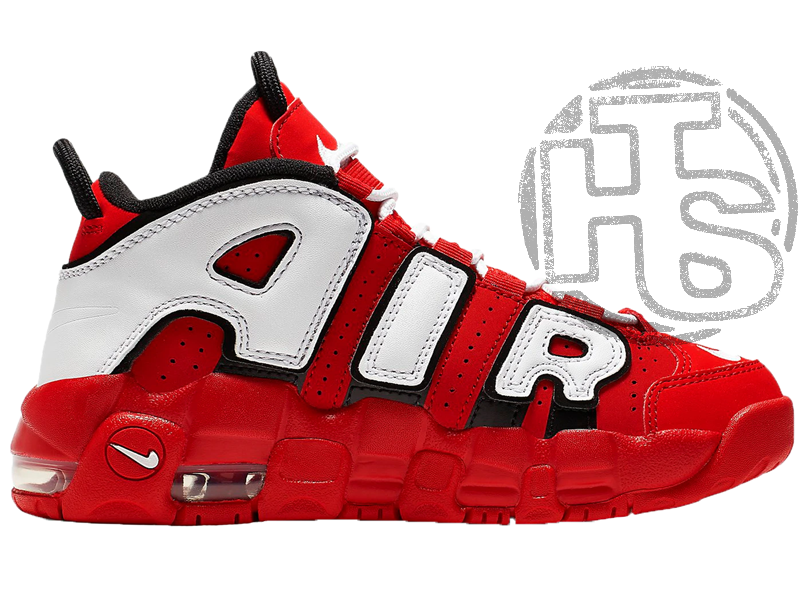Чоловічі кросівки Nike Air More Uptempo University Red/Black/White CD9403-600