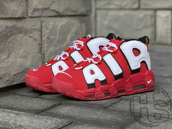 Nike air black white and red best sale