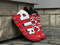 Мужские кроссовки Nike Air More Uptempo University Red/Black/White CD9403-600, фото 3