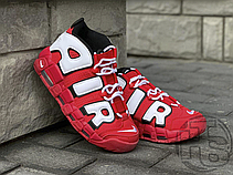 Мужские кроссовки Nike Air More Uptempo University Red/Black/White CD9403-600, фото 2