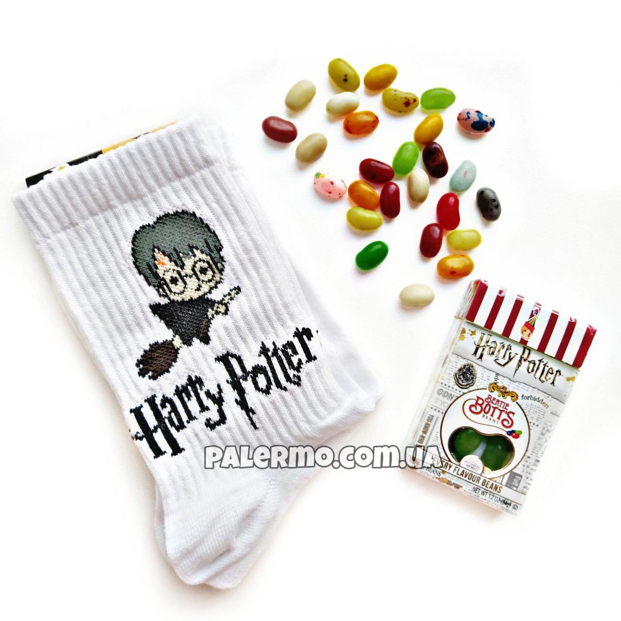 Набір подарунковий Гаррі Поттер цукерки боби Jelly Belly 34г + Шкарпетки Harry Potter
