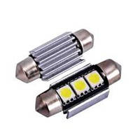 Светодиодная лампа C5W Festoon 3SMD 5050 12V 42мм с обманкой