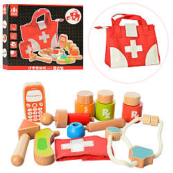 Дерев'яна іграшка MD 1317 набір лікаря