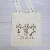 Сумка - шоппер "Girl"(хлопок 100%)