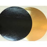 Золотая- черная усиленная подложка, диаметр 30 см. Италия