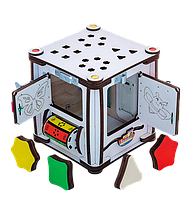 Кубик Розвивальний - БізіДом - 17х17х18 см - з Підсвіткою - ОРИГИНАЛ, фото 3
