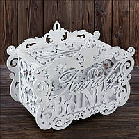 Весільний дерев'яний скриня "Family BANK" 40,2х24,2х16,6 см (арт. SD-00125)