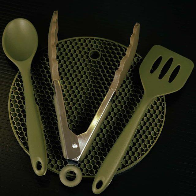Набір посуду Trakker Armolife Silicone Utensil Set, кухарський набір силіконових приладів Trakker