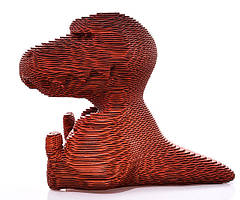 Скульптурний 3D-пазл із картону "Тирк" PZ25