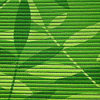 Коврик Аквамат на метраж ширина 130 см для Ванной Туалета Кухни Коридора Дорожка универсальная зелёный бамбук