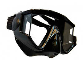 Маска для дайвинга BS DIVER 3-VIZION, трёхстекольная, панорамный обзор