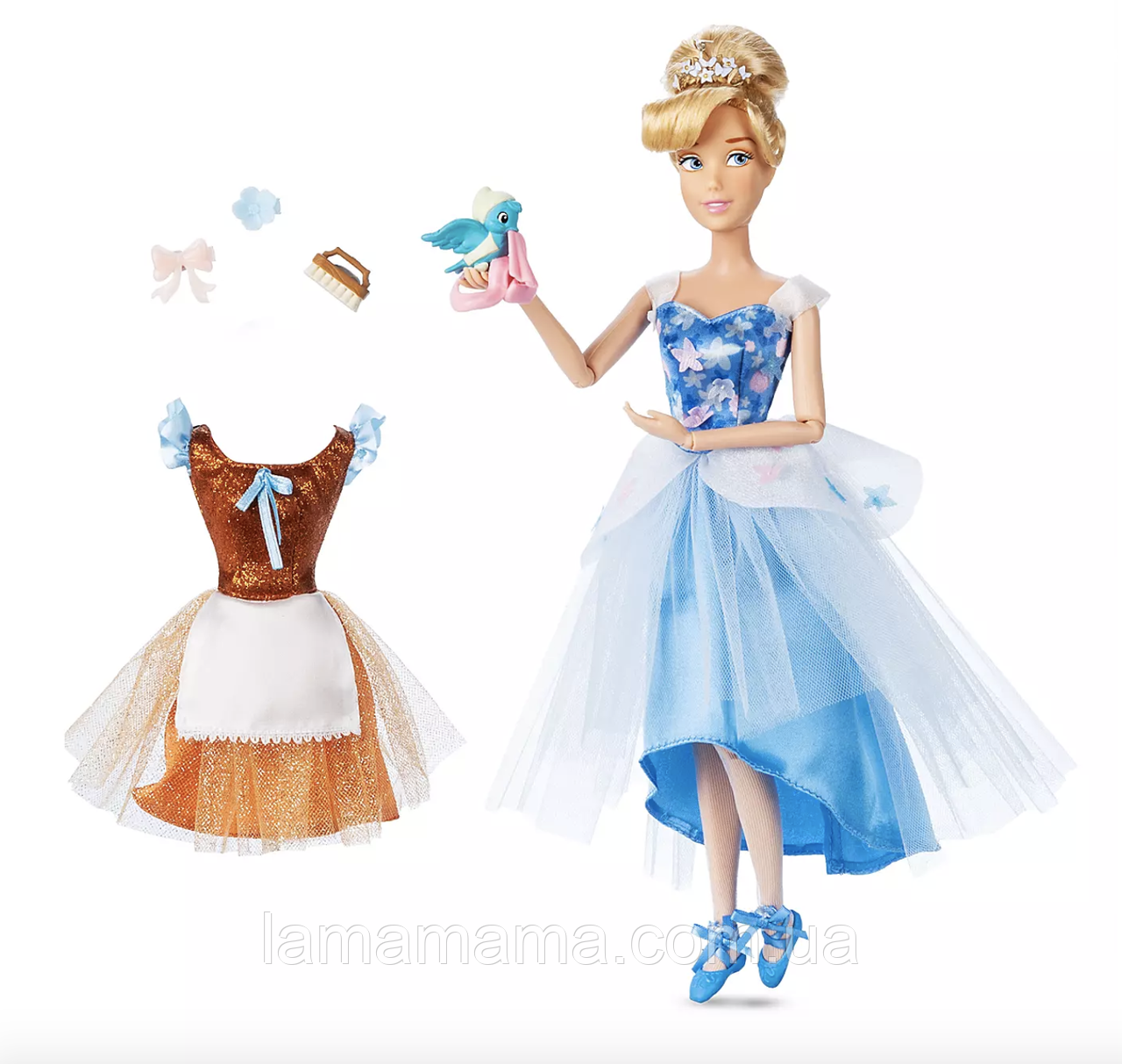 Класична лялька принцеса Попелюшка Балерина Cinderella Ballet Doll Оригінал Disney